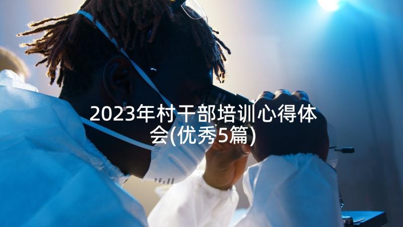 2023年村干部培训心得体会(优秀5篇)