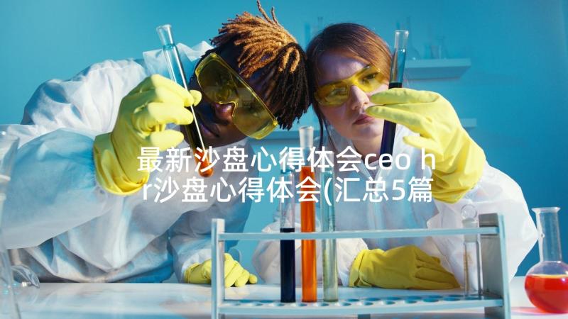 最新沙盘心得体会ceo hr沙盘心得体会(汇总5篇)