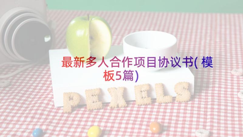 最新多人合作项目协议书(模板5篇)