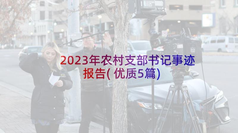 2023年农村支部书记事迹报告(优质5篇)