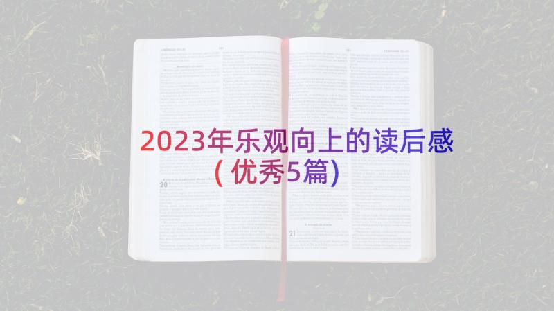2023年乐观向上的读后感(优秀5篇)