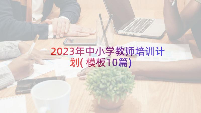 2023年中小学教师培训计划(模板10篇)