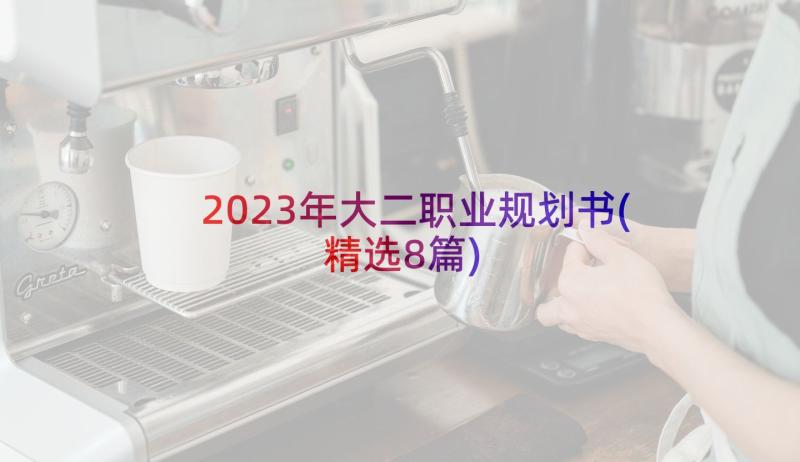 2023年大二职业规划书(精选8篇)