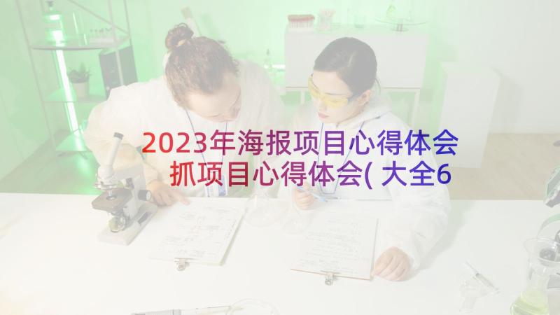 2023年海报项目心得体会 抓项目心得体会(大全6篇)