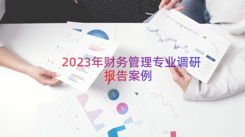 2023年财务管理专业调研报告（案例12篇）