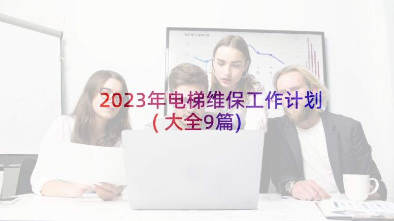 2023年电梯维保工作计划(大全9篇)