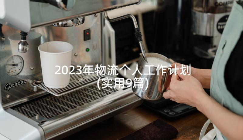 2023年物流个人工作计划(实用9篇)