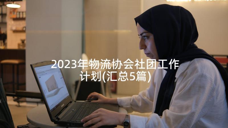 2023年物流协会社团工作计划(汇总5篇)