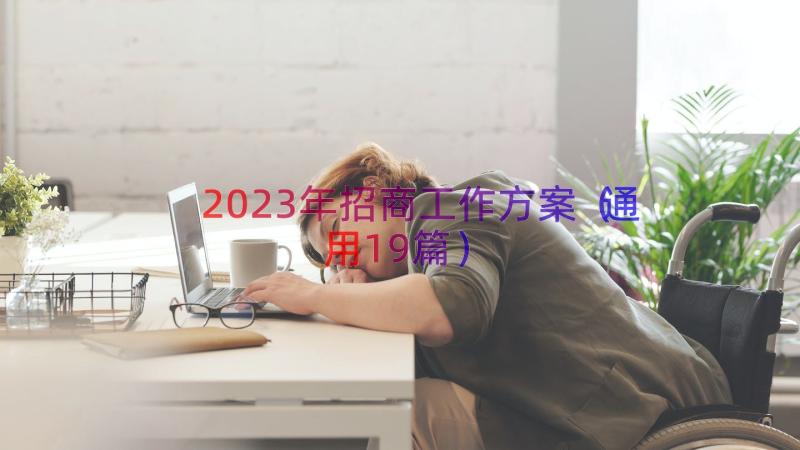 2023年招商工作方案（通用19篇）