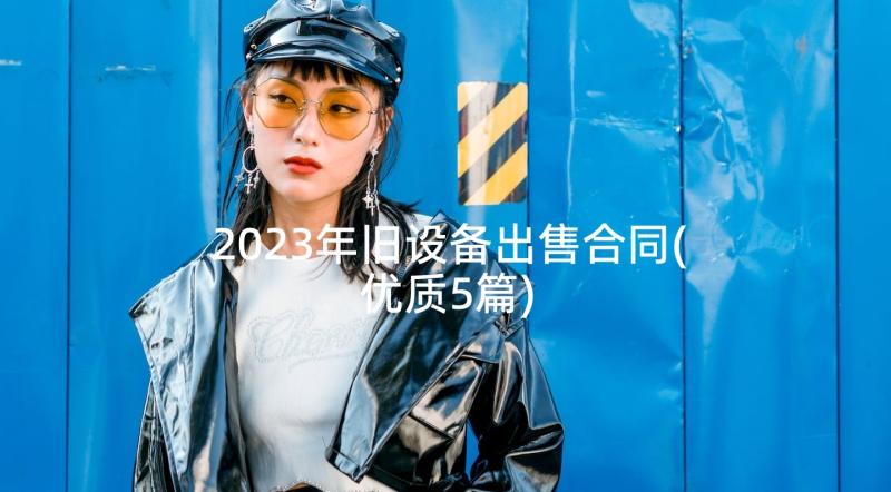 2023年旧设备出售合同(优质5篇)