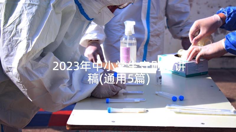 2023年中小学生守则演讲稿(通用5篇)