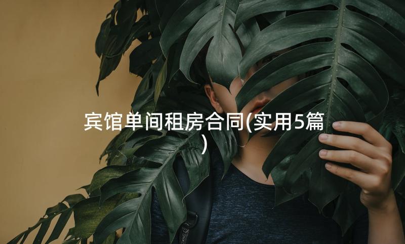 宾馆单间租房合同(实用5篇)