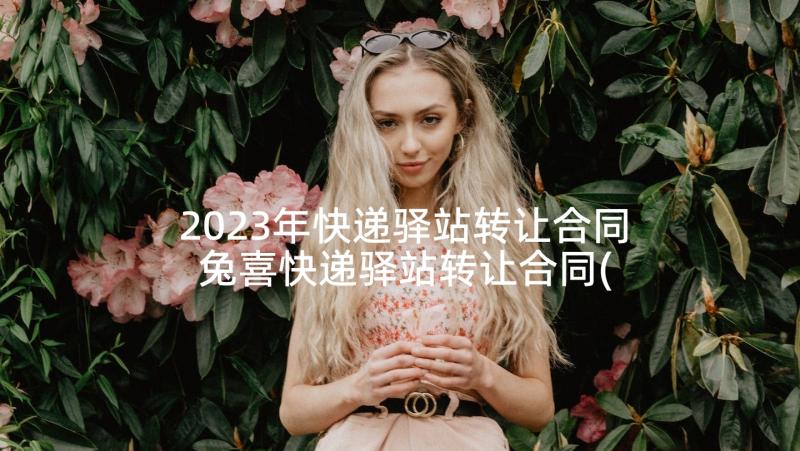 2023年快递驿站转让合同 兔喜快递驿站转让合同(优质5篇)