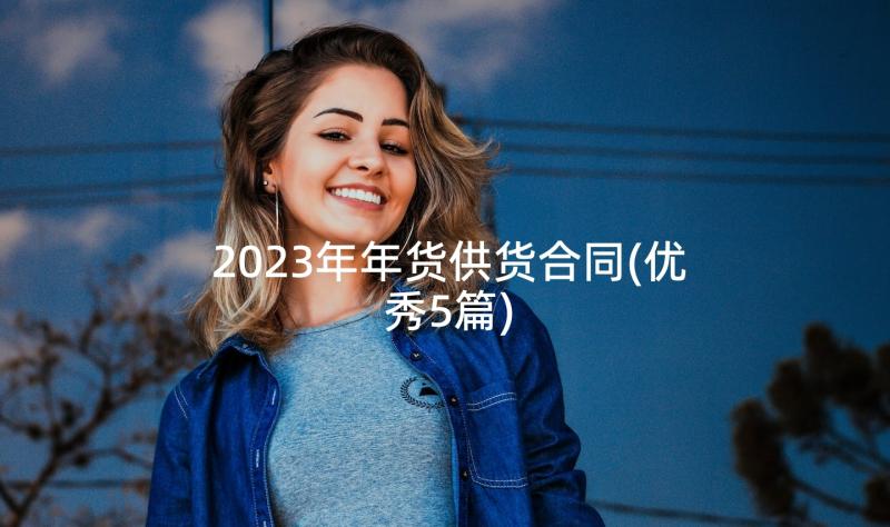 2023年年货供货合同(优秀5篇)