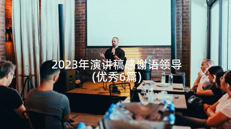 2023年演讲稿感谢语领导(优秀6篇)