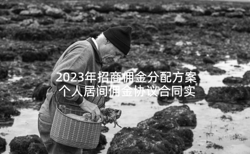 2023年招商佣金分配方案 个人居间佣金协议合同实用(大全5篇)