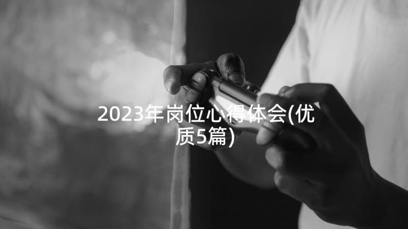 2023年岗位心得体会(优质5篇)