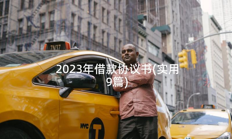 2023年借款协议书(实用9篇)