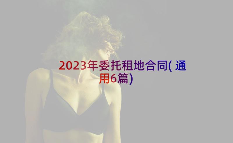 2023年委托租地合同(通用6篇)