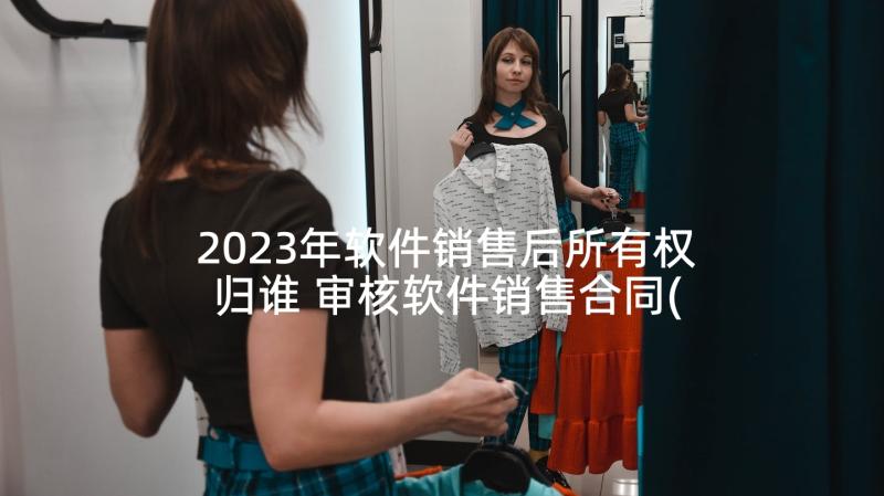 2023年软件销售后所有权归谁 审核软件销售合同(大全5篇)