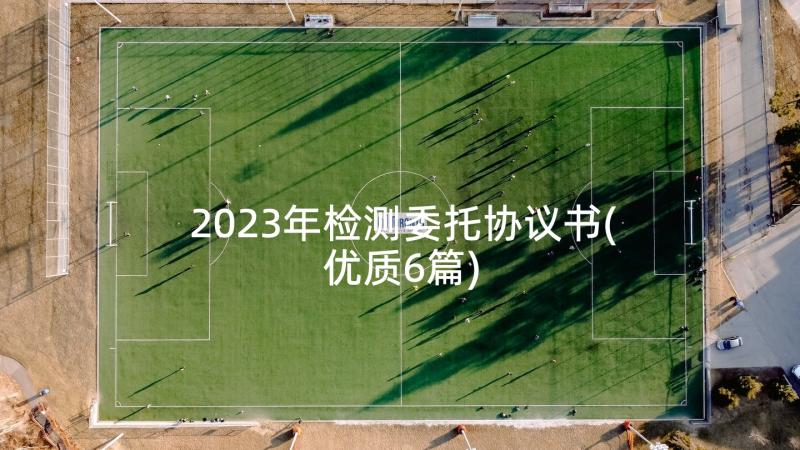 2023年检测委托协议书(优质6篇)