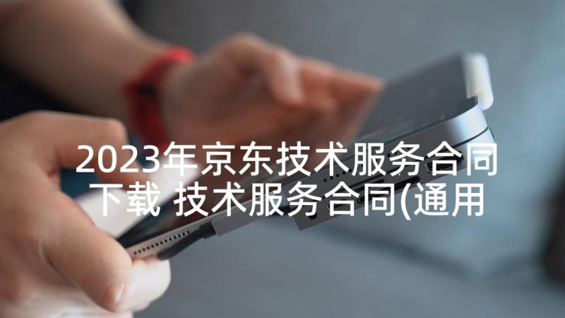 2023年京东技术服务合同下载 技术服务合同(通用10篇)