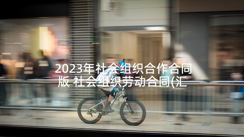 2023年社会组织合作合同版 社会组织劳动合同(汇总5篇)