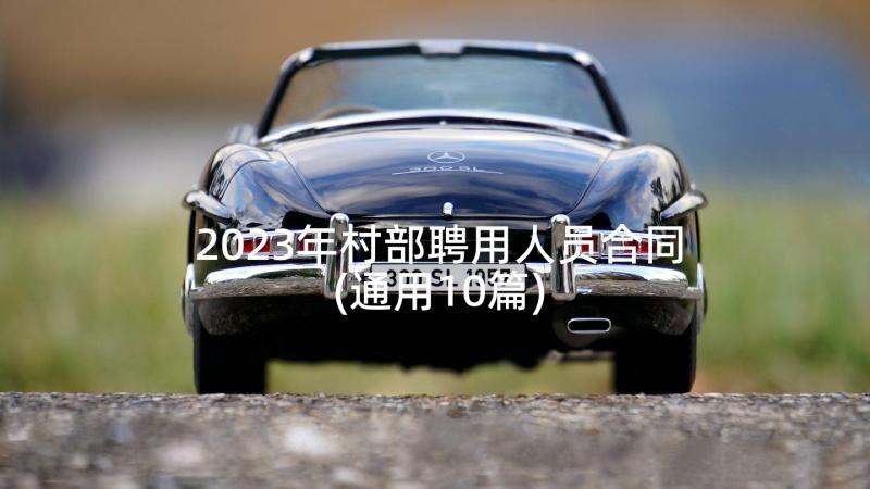 2023年村部聘用人员合同(通用10篇)