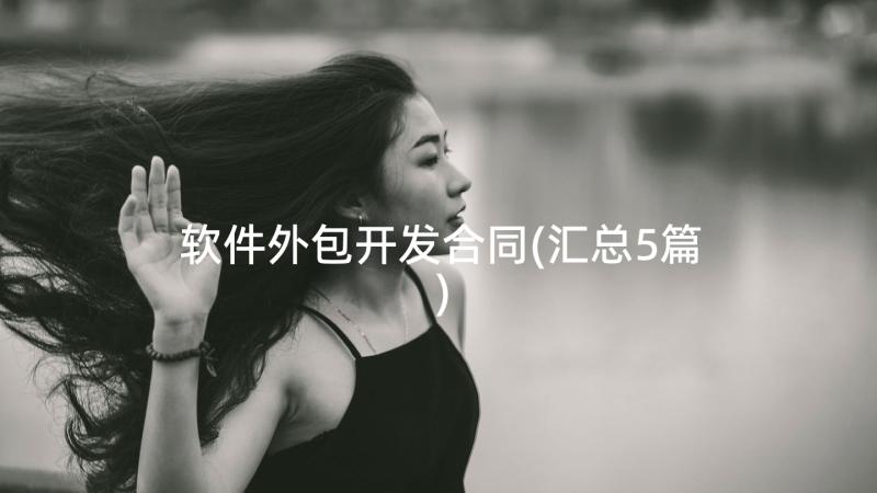 软件外包开发合同(汇总5篇)