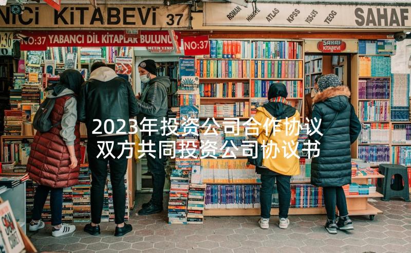 2023年投资公司合作协议 双方共同投资公司协议书(大全5篇)