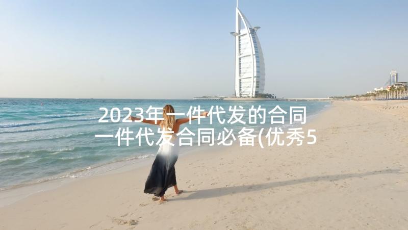 2023年一件代发的合同 一件代发合同必备(优秀5篇)