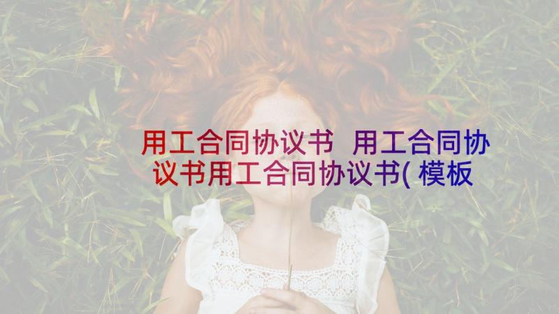 用工合同协议书 用工合同协议书用工合同协议书(模板10篇)