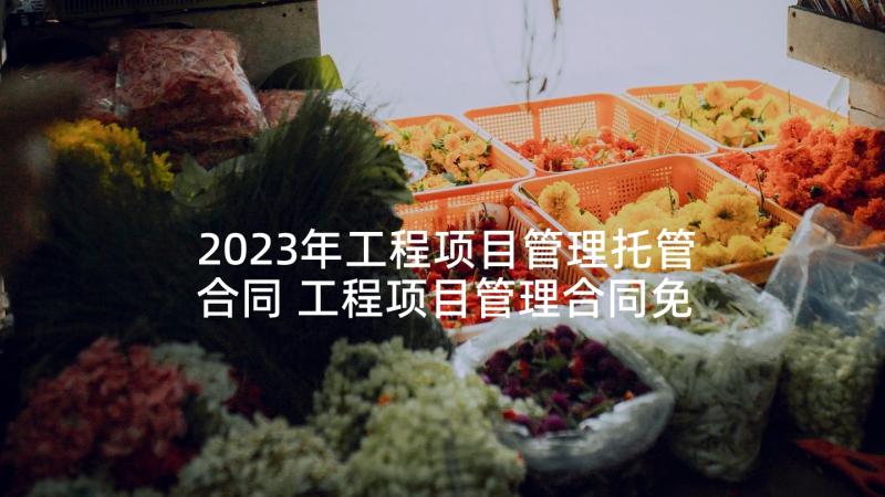 2023年工程项目管理托管合同 工程项目管理合同免费实用(大全5篇)