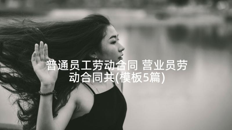 普通员工劳动合同 营业员劳动合同共(模板5篇)