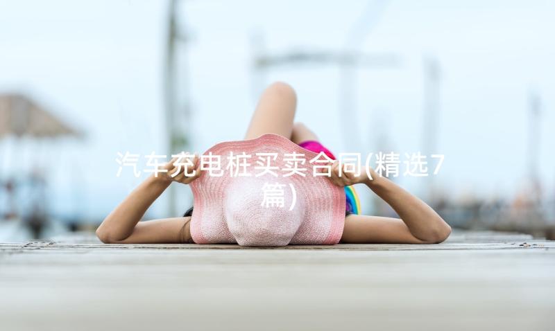 汽车充电桩买卖合同(精选7篇)