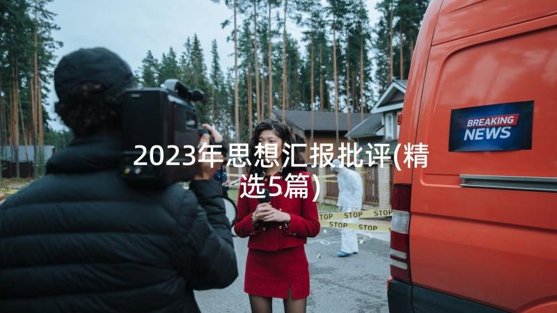 2023年思想汇报批评(精选5篇)