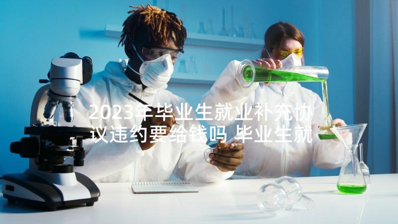 2023年毕业生就业补充协议违约要给钱吗 毕业生就业协议(汇总10篇)