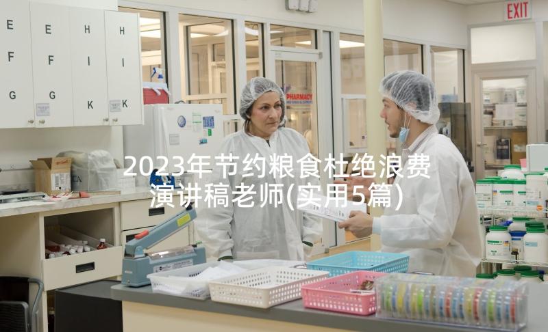 2023年节约粮食杜绝浪费演讲稿老师(实用5篇)