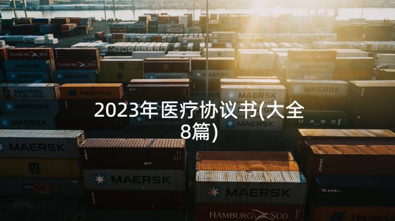 2023年医疗协议书(大全8篇)