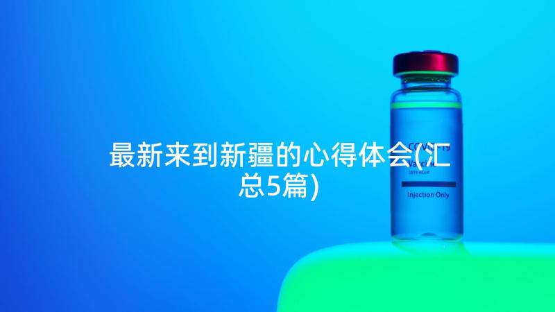 最新来到新疆的心得体会(汇总5篇)