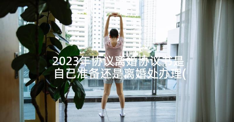 2023年协议离婚协议书是自己准备还是离婚处办理(模板6篇)