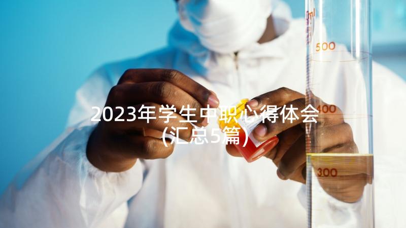 2023年学生中职心得体会(汇总5篇)