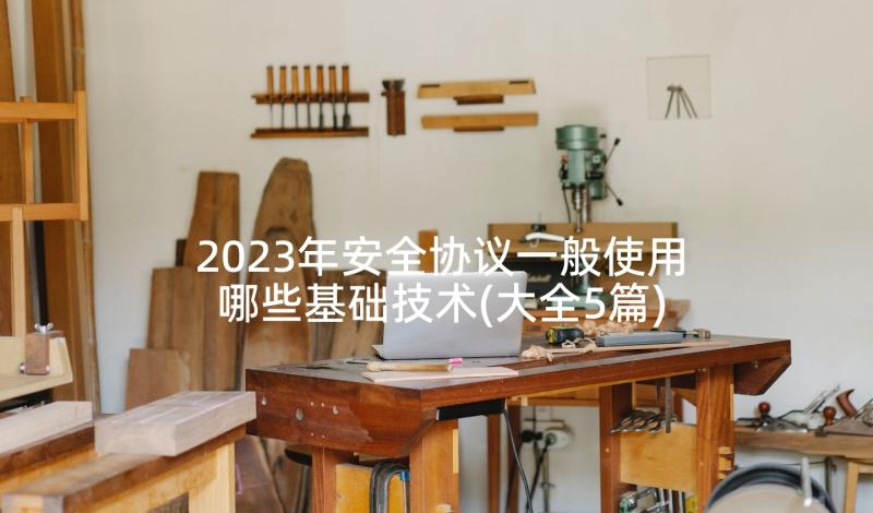 2023年安全协议一般使用哪些基础技术(大全5篇)