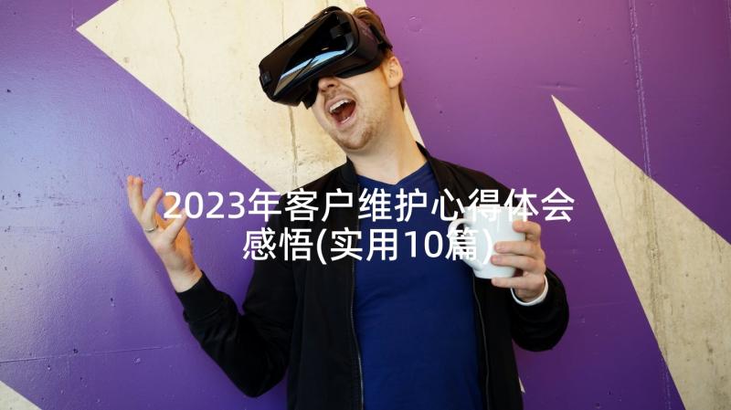 2023年客户维护心得体会感悟(实用10篇)