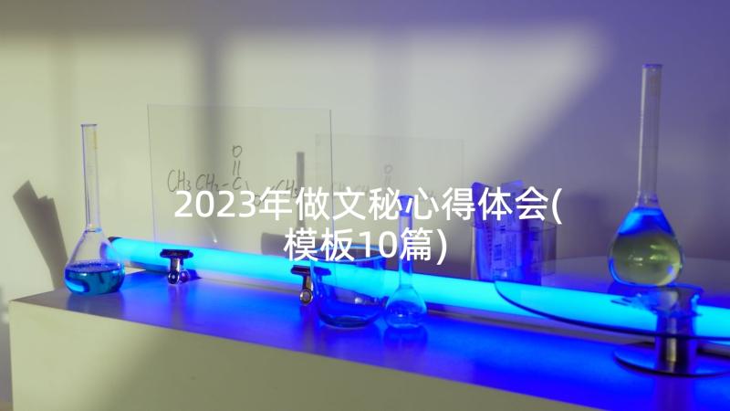 2023年做文秘心得体会(模板10篇)