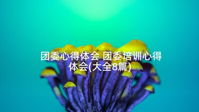 团委心得体会 团委培训心得体会(大全8篇)