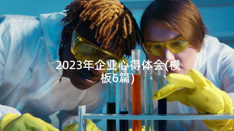 2023年企业心得体会(模板6篇)