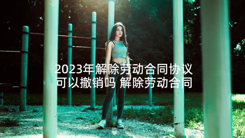 2023年解除劳动合同协议可以撤销吗 解除劳动合同协议书(通用7篇)