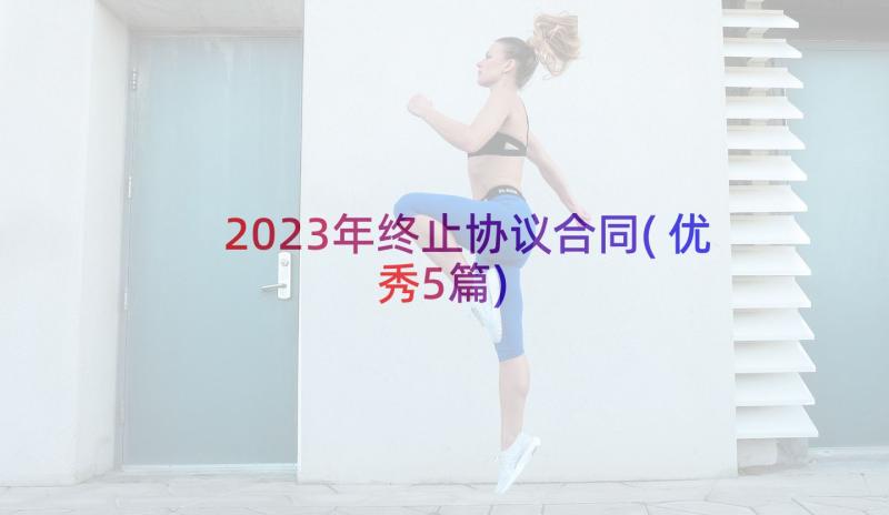 2023年终止协议合同(优秀5篇)