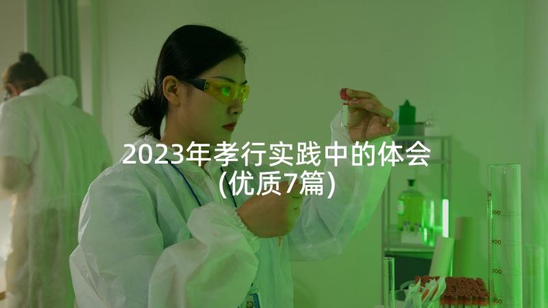 2023年孝行实践中的体会(优质7篇)